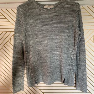 Anne Taylor LOFT Pullover Gray Sweater
